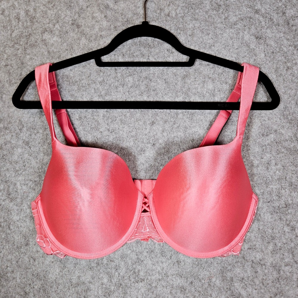Self Expressions Lilyette Womens Pink Underwire Bra Full Coverage 05071 Sz 36DD